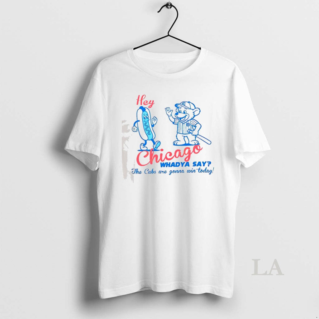 Original Hey Chicago Whadya Say Cubs Cream For - Adult & Kids T-Shirts, Sweatshirts & Hoodies apparel design preview 1