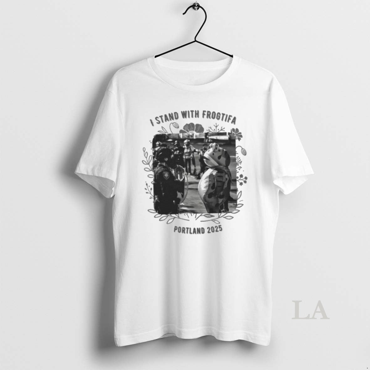 Original I Stand With Frogtifa Portland Frog 2025 - Adult & Kids T-Shirts, Sweatshirts & Hoodies apparel design preview 1