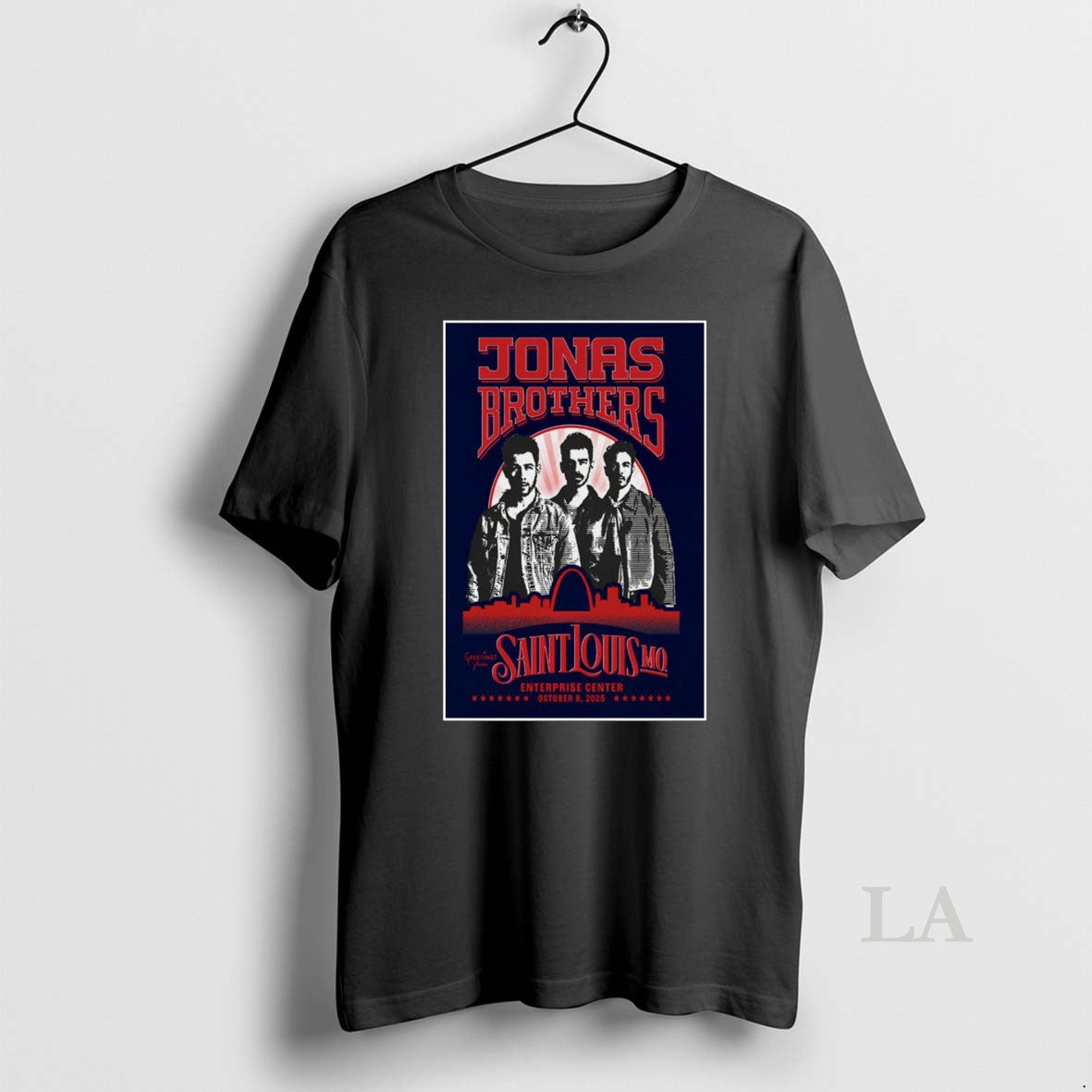 Original Jonas Brothers Saint Louis Mo October 12 - Adult & Kids T-Shirts, Sweatshirts & Hoodies apparel design preview 1