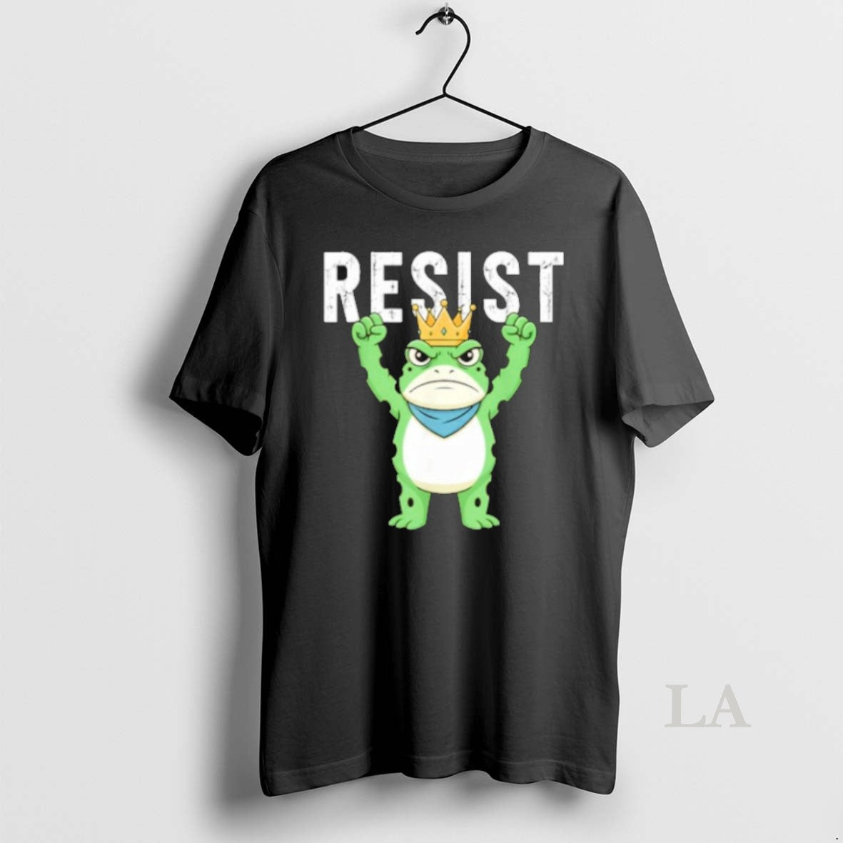 Original King Frog Resist Portland Protest - Adult & Kids T-Shirts, Sweatshirts & Hoodies apparel design preview 1
