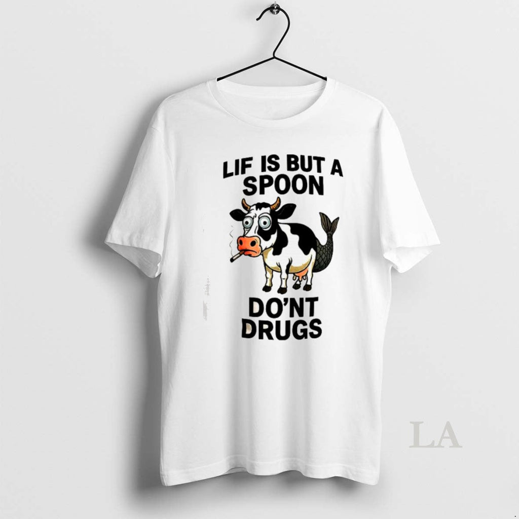 Original Lif Is But A Spoon Dont Drugs Hprbbf - Adult & Kids T-Shirts, Sweatshirts & Hoodies apparel design preview 1