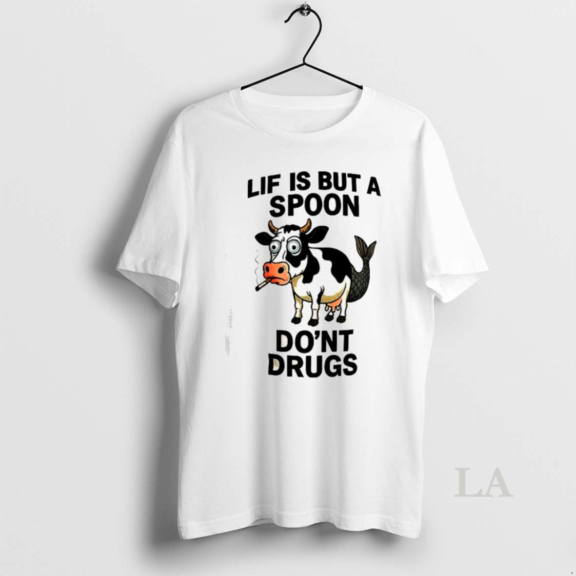 Original Lif Is But A Spoon Dont Drugs Hprbbf - Adult & Kids T-Shirts, Sweatshirts & Hoodies apparel design preview 1