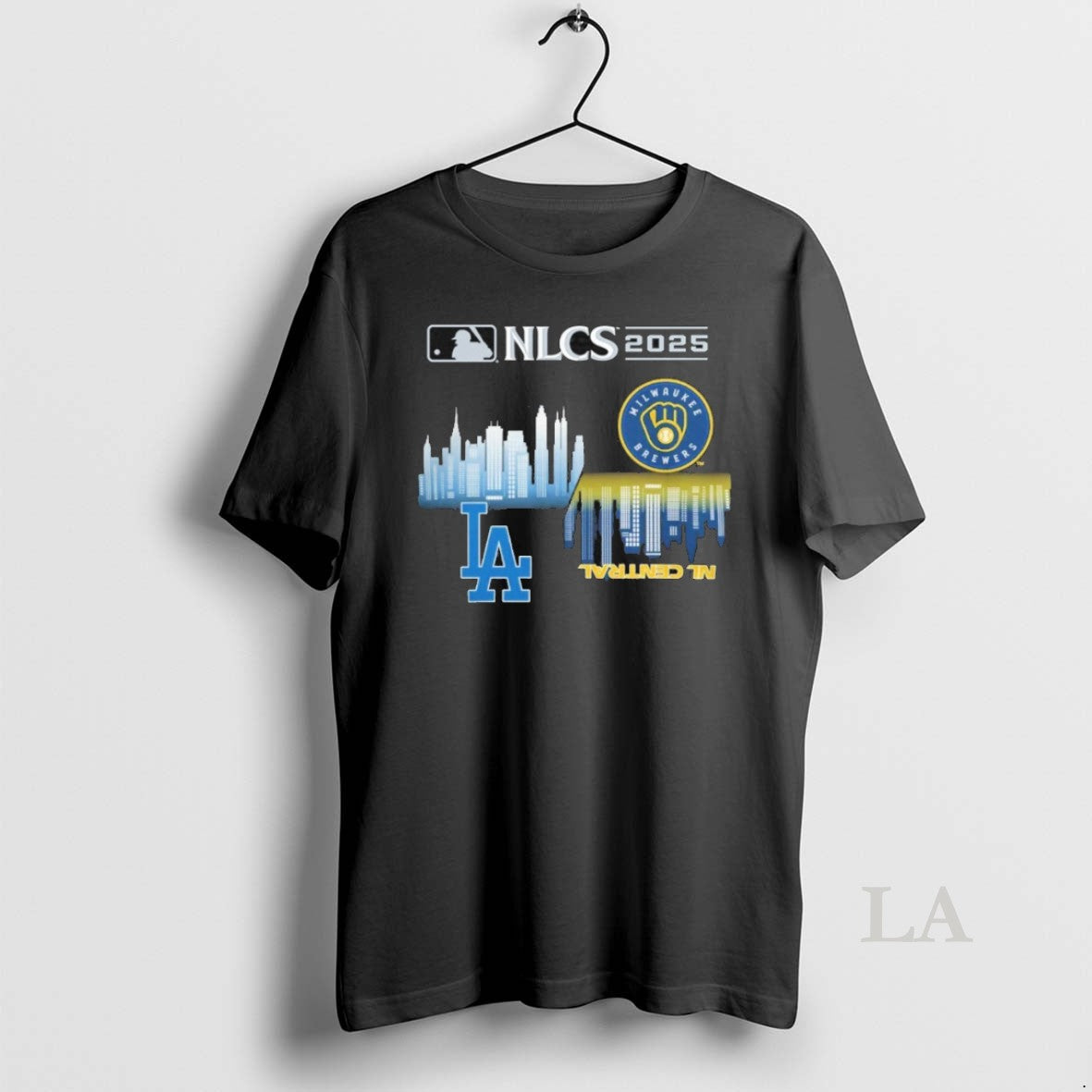 Original Los Angeles Dodgers Vs Milwaukee Brewers Mlb - Adult & Kids T-Shirts, Sweatshirts & Hoodies apparel design preview 1