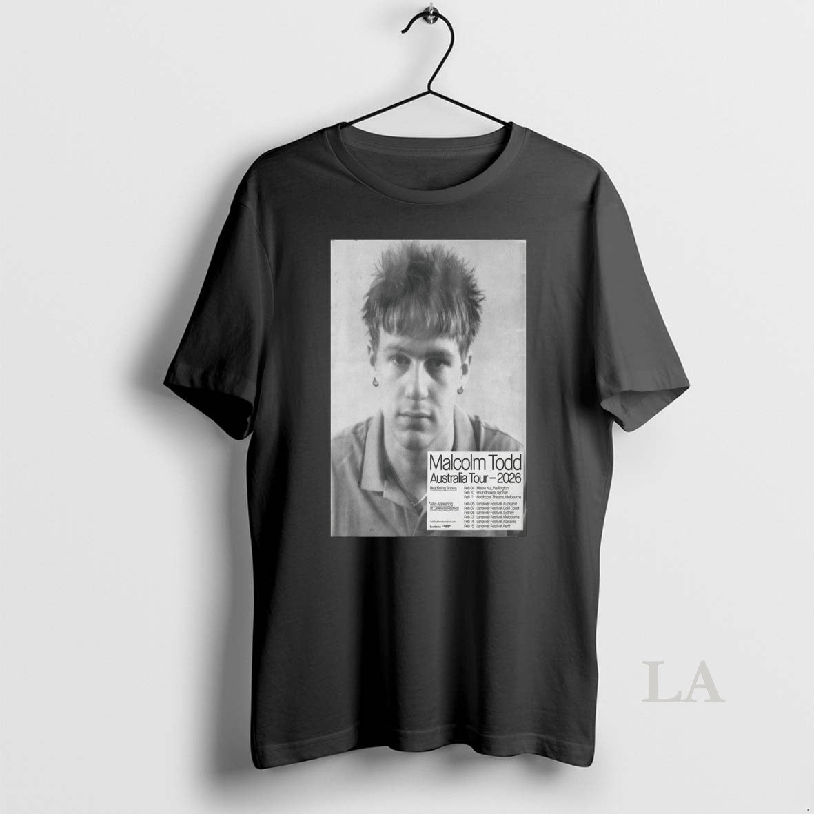 Original Malcolm Todd Australia Tour 2026 - Adult & Kids T-Shirts, Sweatshirts & Hoodies apparel design preview 1