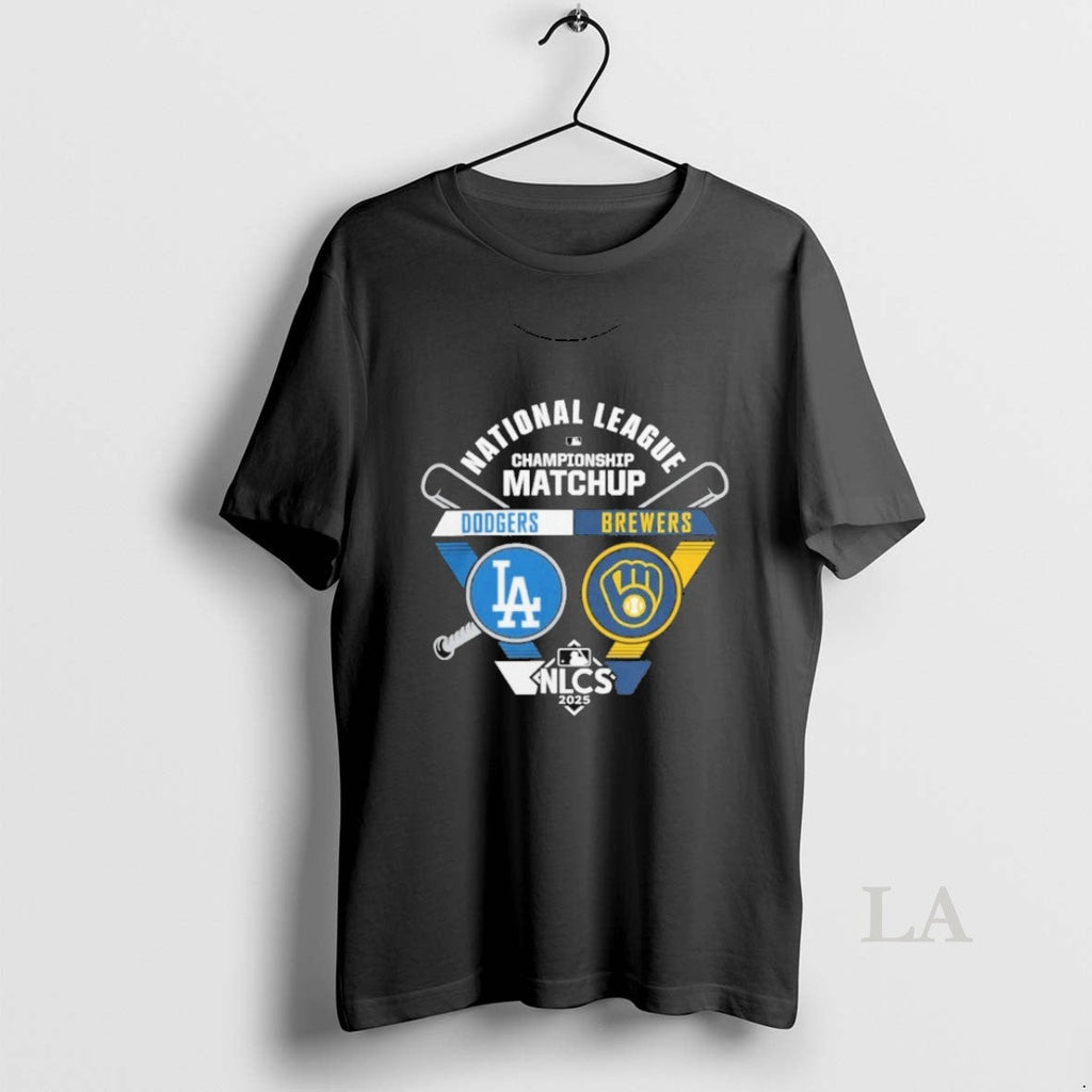 Original Matchup Los Angeles Dodgers Vs Milwaukee - Adult & Kids T-Shirts, Sweatshirts & Hoodies apparel design preview 1