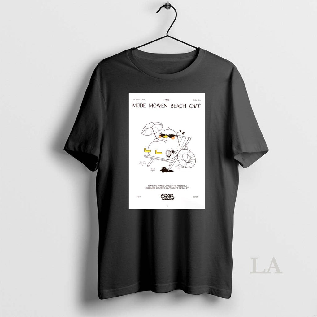 Original Moonclaw Mude Mowen Beach Cafe - Adult & Kids T-Shirts, Sweatshirts & Hoodies apparel design preview 1