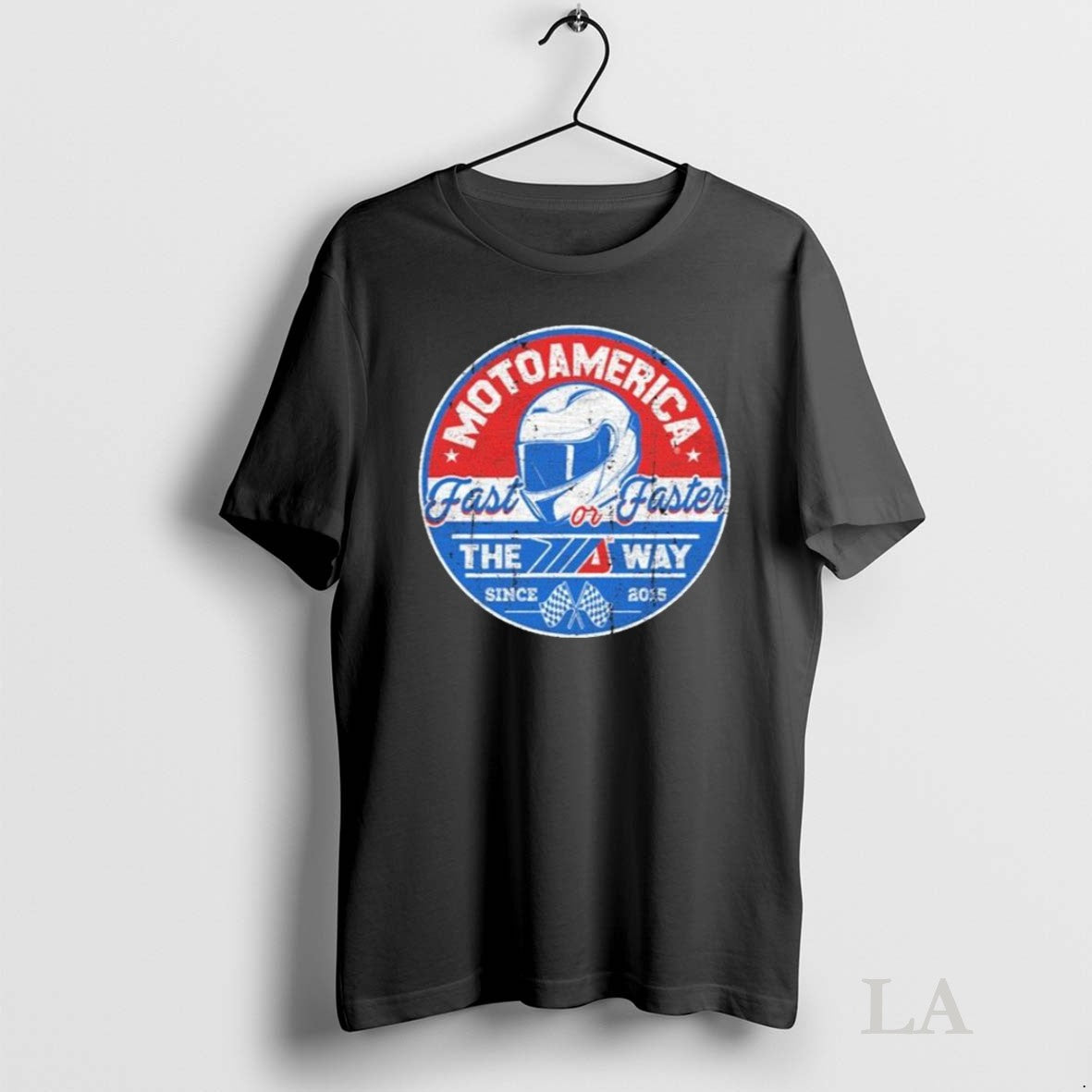 Original Motoamerica Fast Or Faster The Way - Adult & Kids T-Shirts, Sweatshirts & Hoodies apparel design preview 1