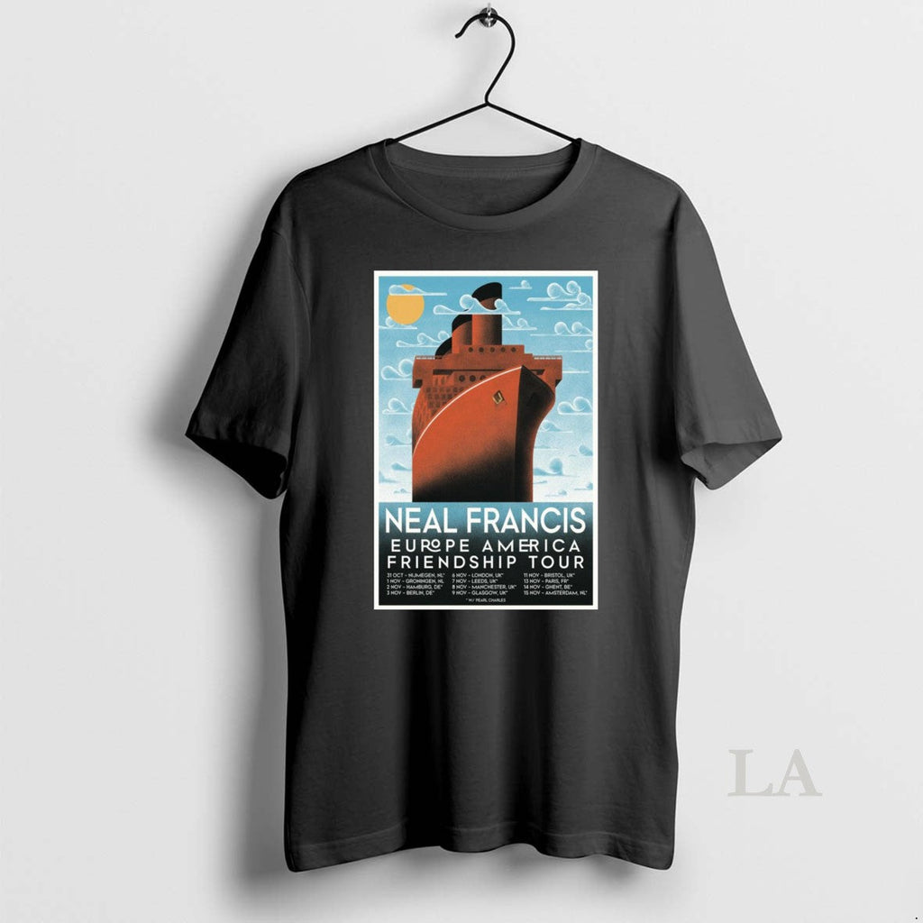 Original Neal Francis Europe America Friendship Tour - Adult & Kids T-Shirts, Sweatshirts & Hoodies apparel design preview 1