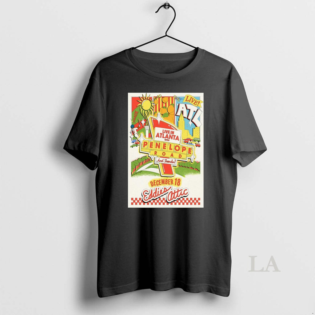 Original Penelope Road December 18 2025 Eddies Attic - Adult & Kids T-Shirts, Sweatshirts & Hoodies apparel design preview 1