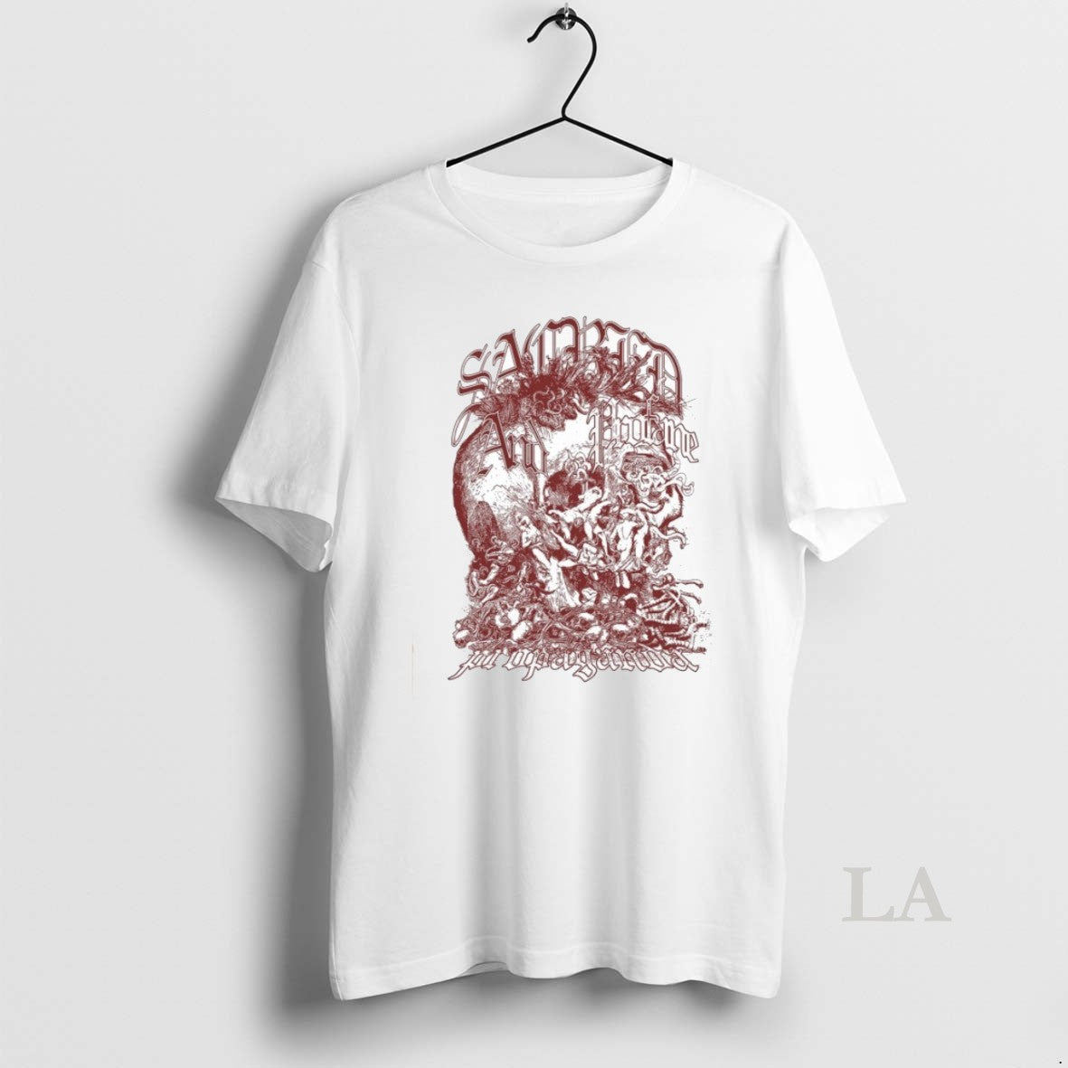 Original Propaganda Sacred And Profane Carnage Skull - Adult & Kids T-Shirts, Sweatshirts & Hoodies apparel design preview 1