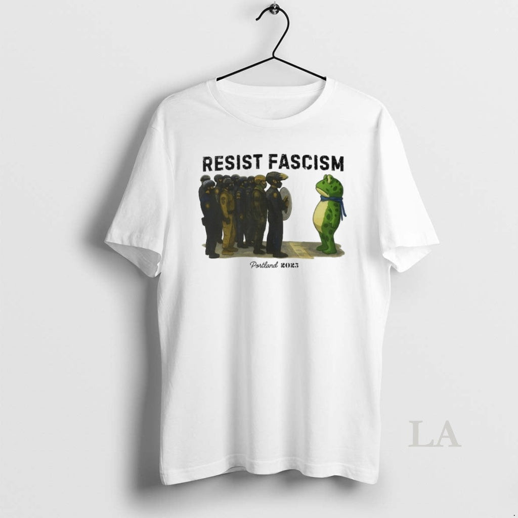 Original Resist Fascism Portland Frog Anti Ice 2025 - Adult & Kids T-Shirts, Sweatshirts & Hoodies apparel design preview 1
