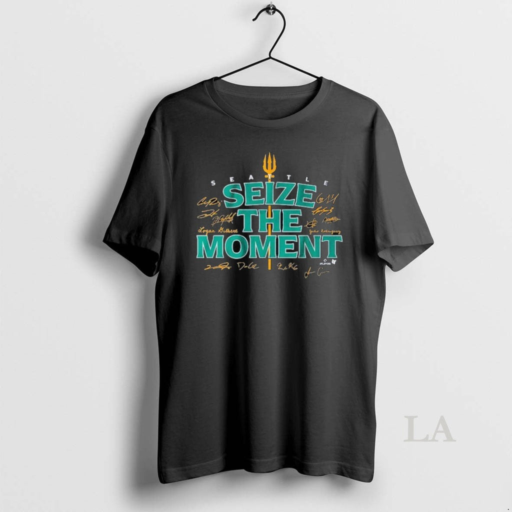 Original Seattle Baseball Seize The Moment - Adult & Kids T-Shirts, Sweatshirts & Hoodies apparel design preview 1