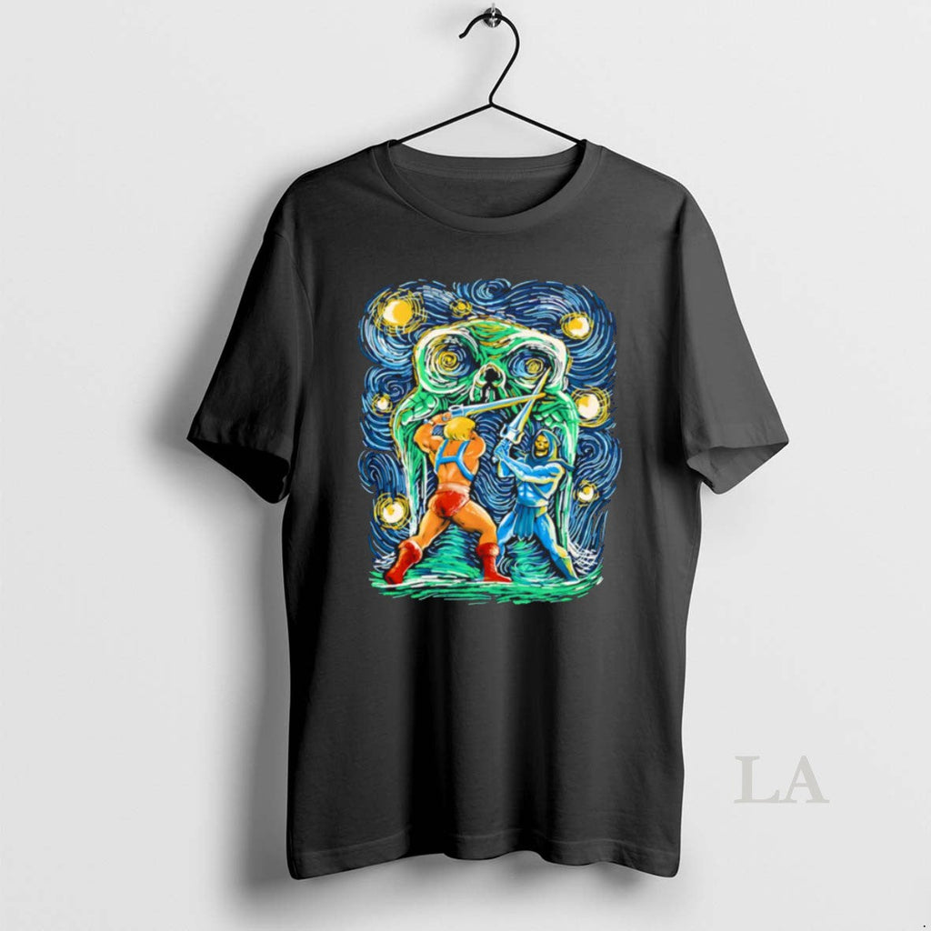 Original Starry Masters Hee Man Vs Skeletor Qnzs7s - Adult & Kids T-Shirts, Sweatshirts & Hoodies apparel design preview 1