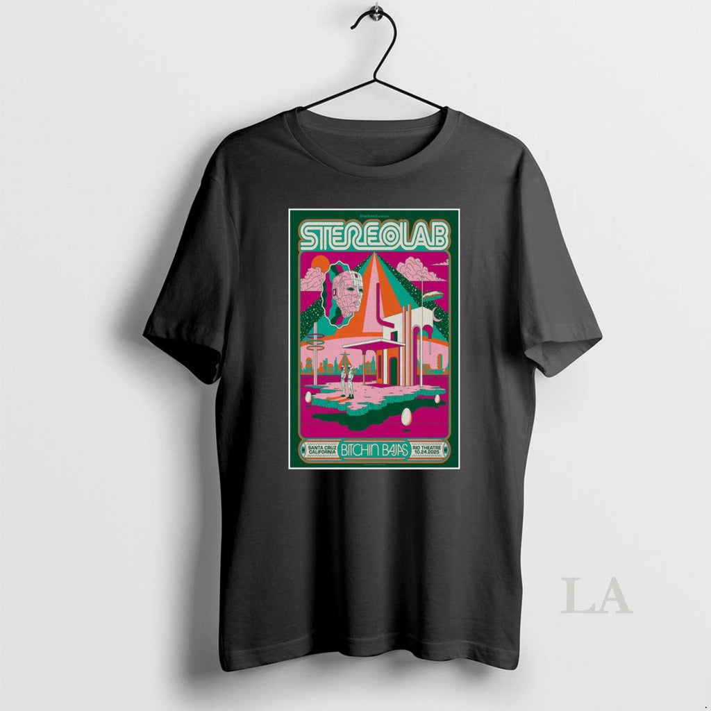 Original Stereolab Santa Cruz Ca October 24 2025 - Adult & Kids T-Shirts, Sweatshirts & Hoodies apparel design preview 1