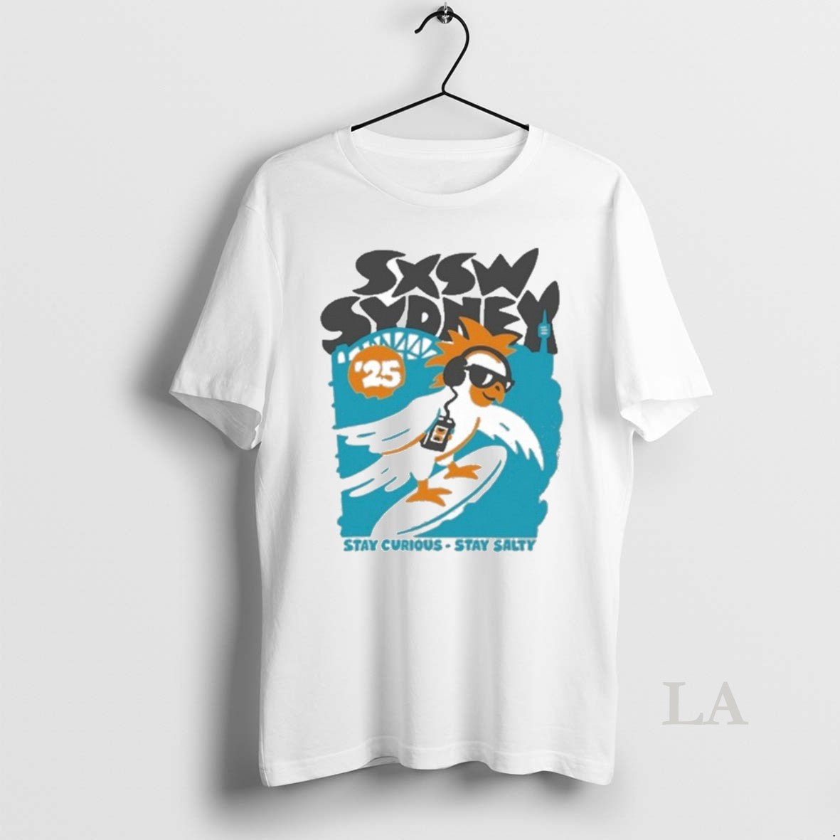 Original Sxsw Sydney Stay Curious Salty 2025 - Adult & Kids T-Shirts, Sweatshirts & Hoodies apparel design preview 1