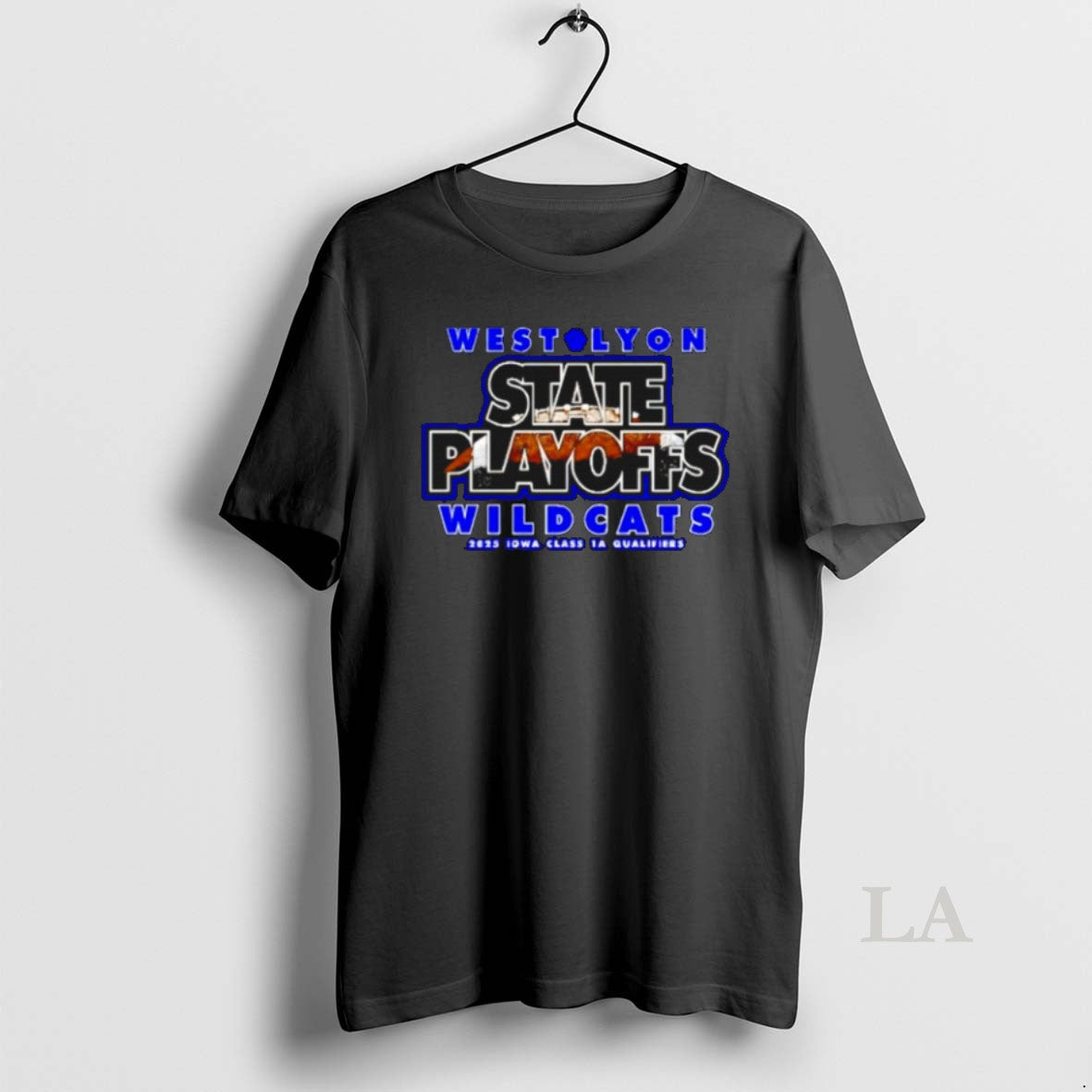 Original West Lyon State Playoffs Wildcats 2025 Iowa - Adult & Kids T-Shirts, Sweatshirts & Hoodies apparel design preview 1