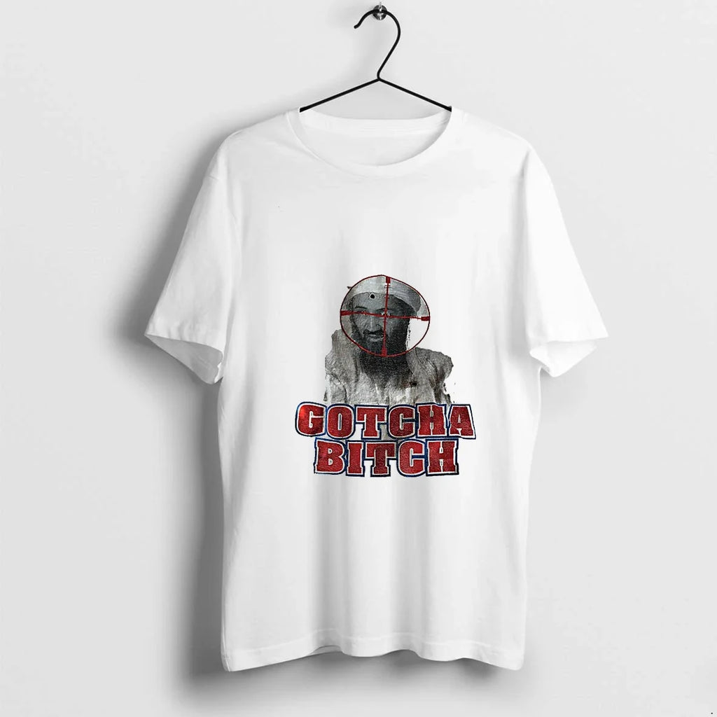 Osama Bin Laden Gotcha Bitch Vintage Sweater - Adult & Kids T-Shirts, Sweatshirts & Hoodies apparel design preview 1