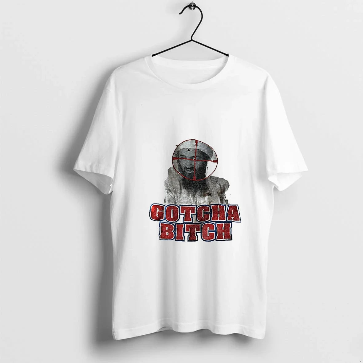 Osama Bin Laden Gotcha Bitch Vintage Sweater - Adult & Kids T-Shirts, Sweatshirts & Hoodies apparel design preview 1