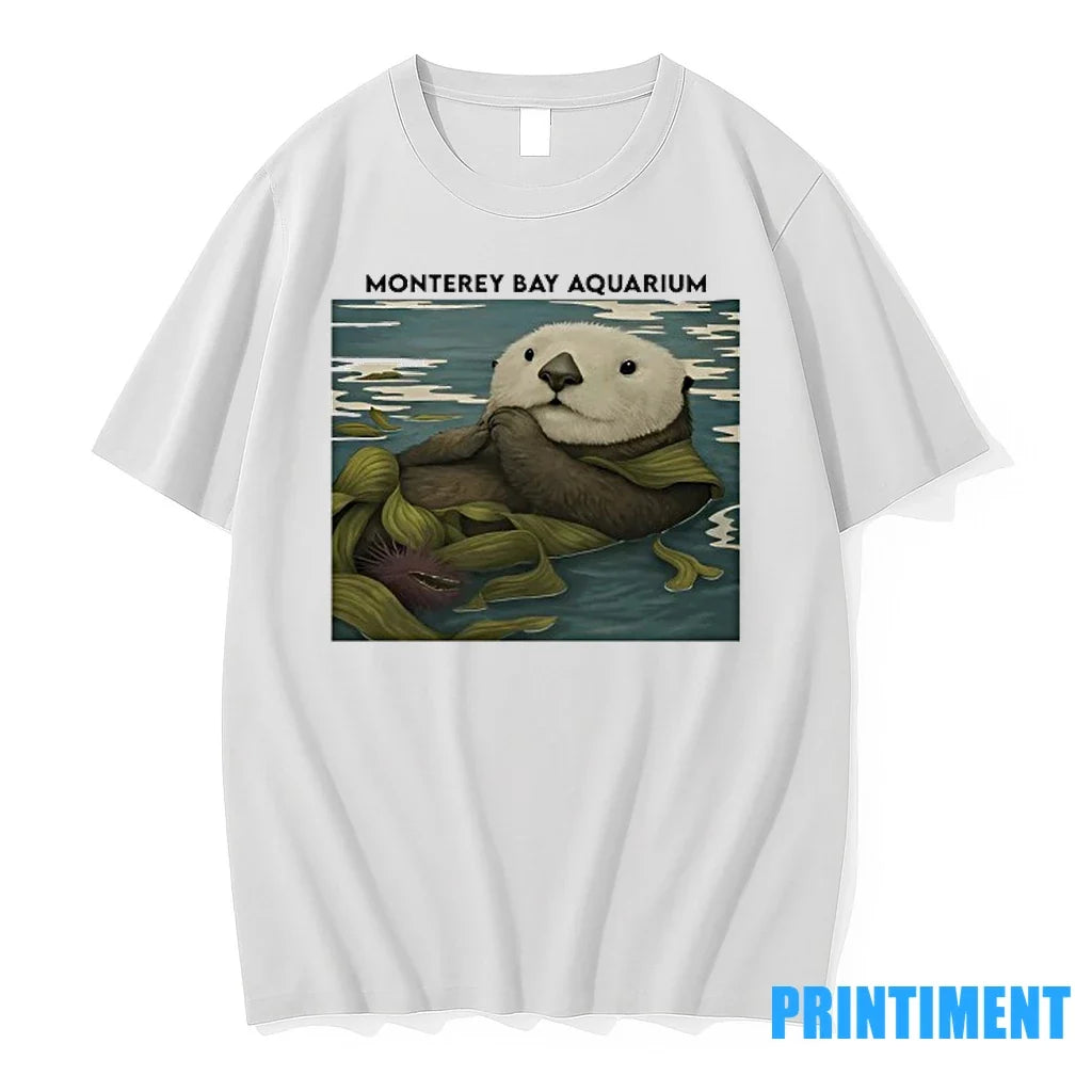 Otter Monterey Bay Aquarium Sweater - Adult & Kids T-Shirts, Sweatshirts & Hoodies apparel design preview 1
