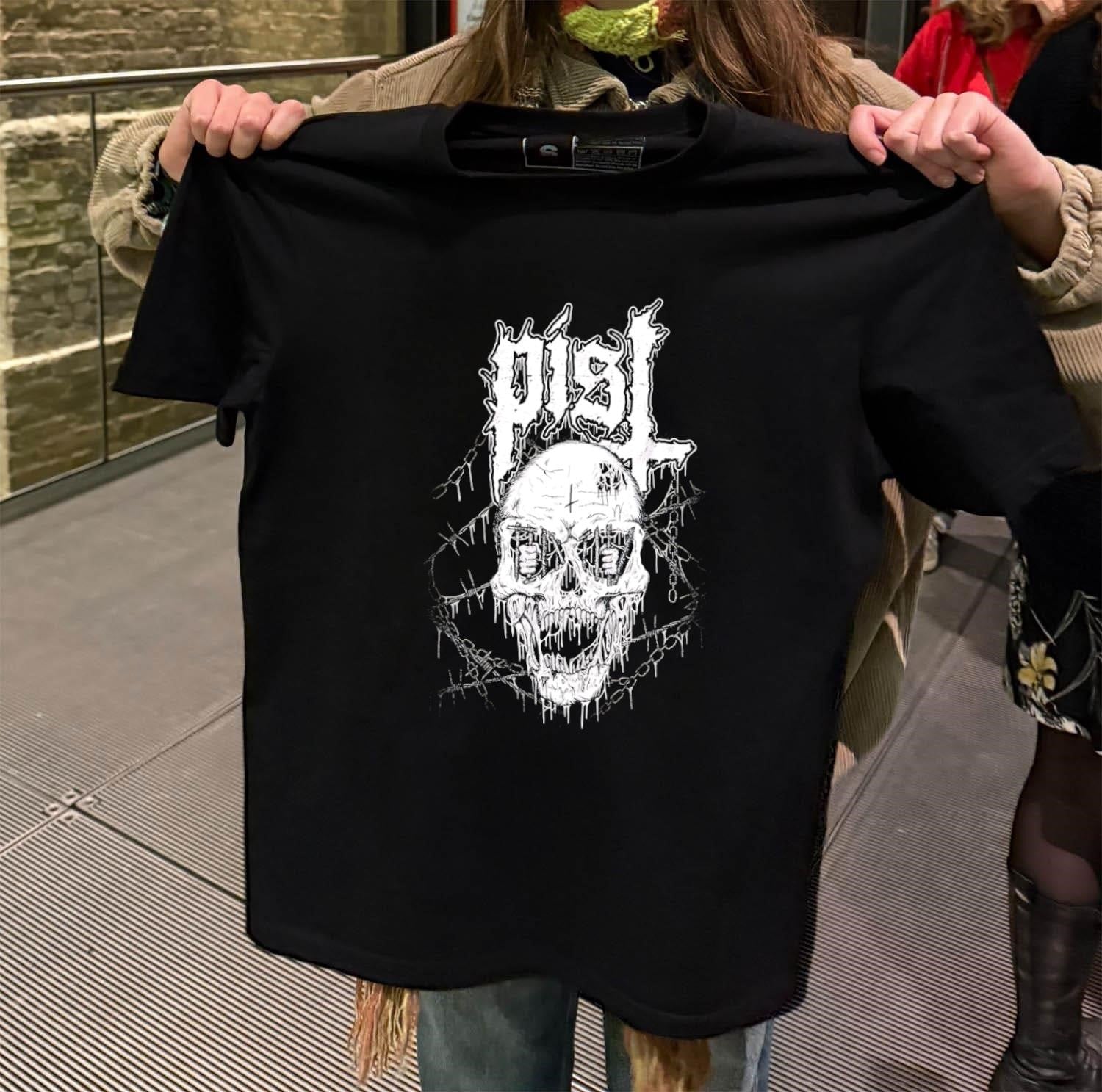 PISL Metal Skull - Adult & Kids T-Shirts, Sweatshirts & Hoodies apparel design preview 2