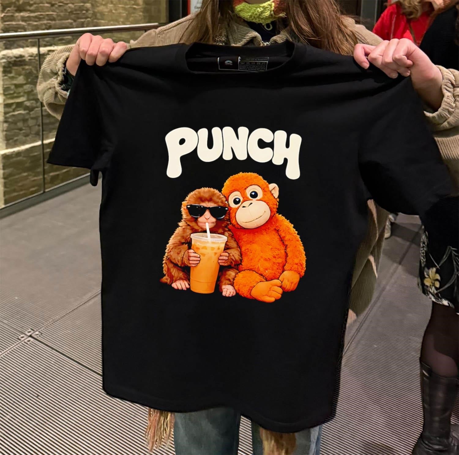 PUNCH Brown Monkey - Adult & Kids T-Shirts, Sweatshirts & Hoodies apparel design preview 2