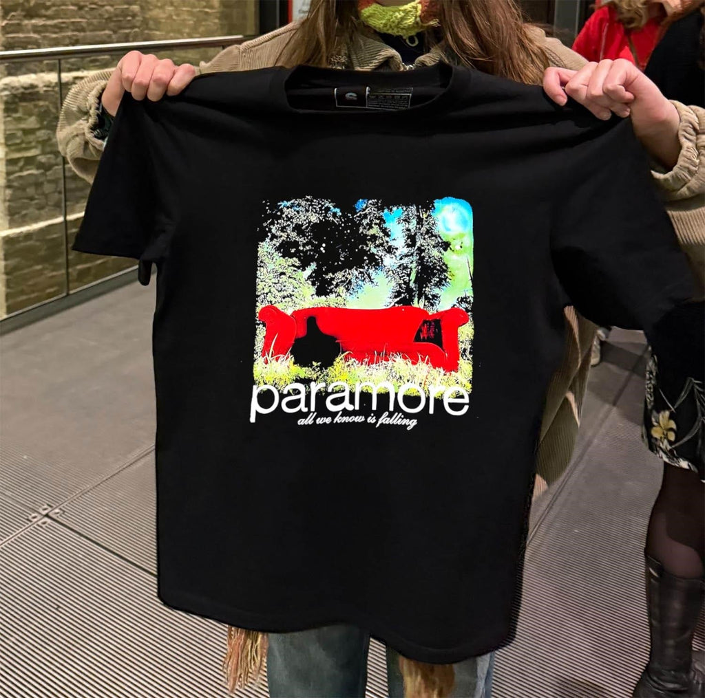 Paramore All We Know Is Falling Red Sofa Forest - Adult & Kids T-Shirts, Sweatshirts & Hoodies apparel design preview 2