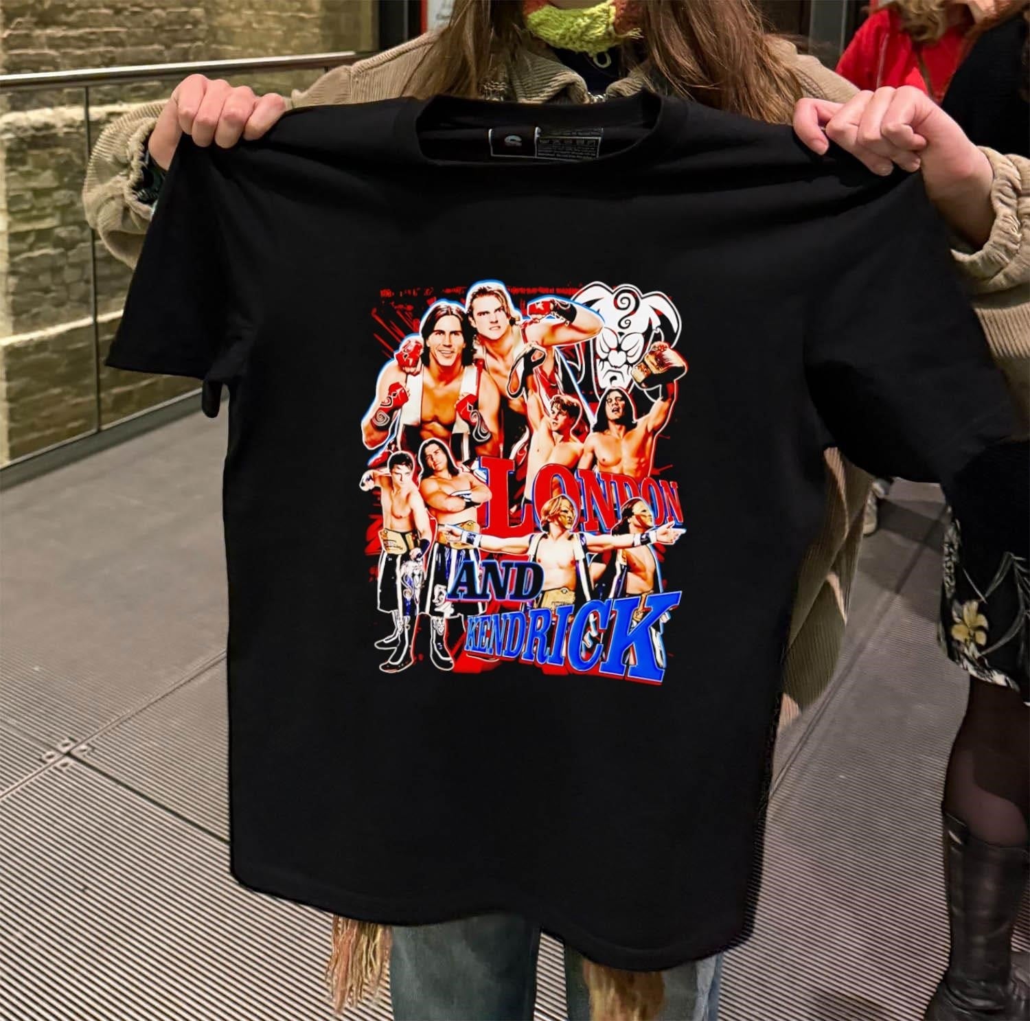 Paul London and Brian Kendrick Wrestling Tag Team - Adult & Kids T-Shirts, Sweatshirts & Hoodies apparel design preview 2