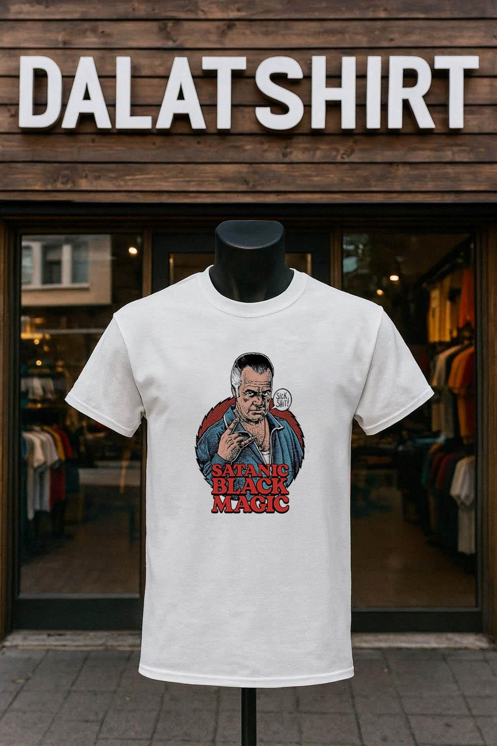 Paulie Walnuts Satanic Black Magic Sick Shit - Adult & Kids T-Shirts, Sweatshirts & Hoodies apparel design preview 1