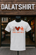 Peace Love Mets New York Baseball Hand Heart Graphics - Adult & Kids T-Shirts, Sweatshirts & Hoodies apparel design preview 1