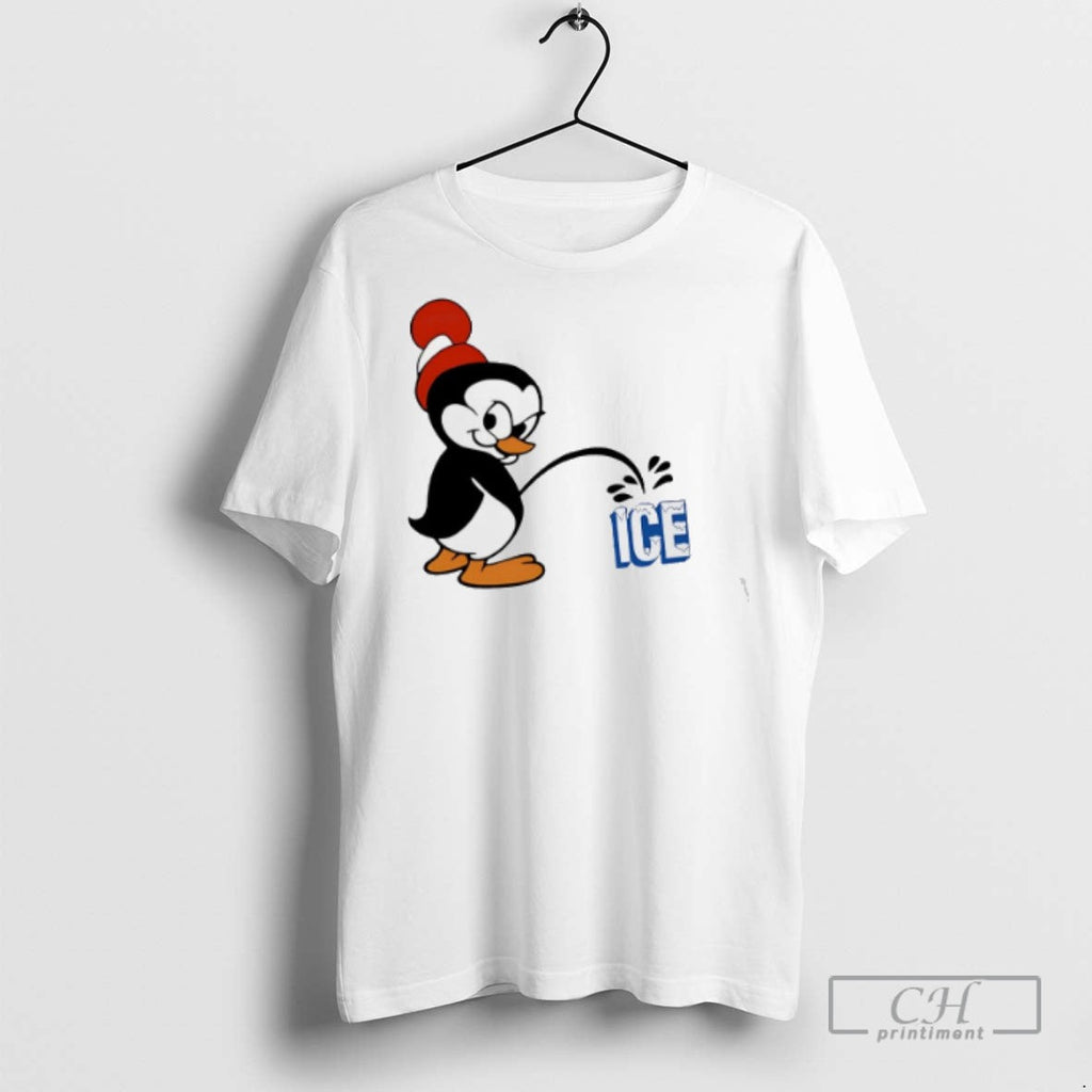 Penguin Pee Up Abolish Ice - Adult & Kids T-Shirts, Sweatshirts & Hoodies apparel design preview 1