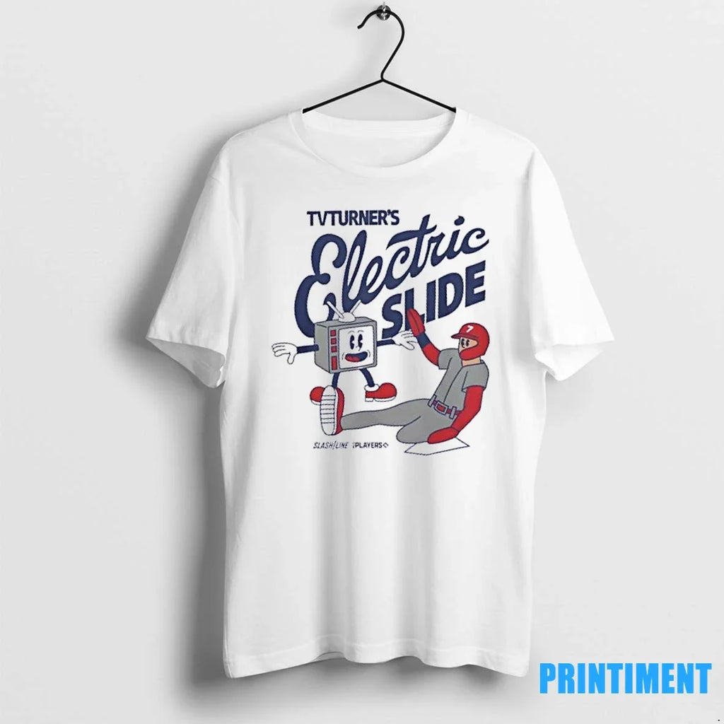 Philadelphia Phillies Trea Turner Electric Slide - Adult & Kids T-Shirts, Sweatshirts & Hoodies apparel design preview 1