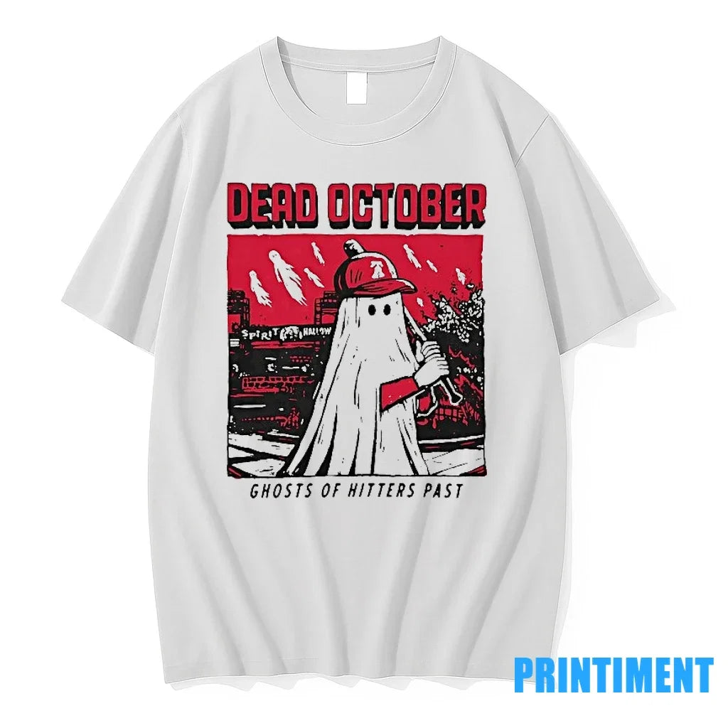 Philadelphia Phillies Dead October Ghosts Of Hitters - Adult & Kids T-Shirts, Sweatshirts & Hoodies apparel design preview 1