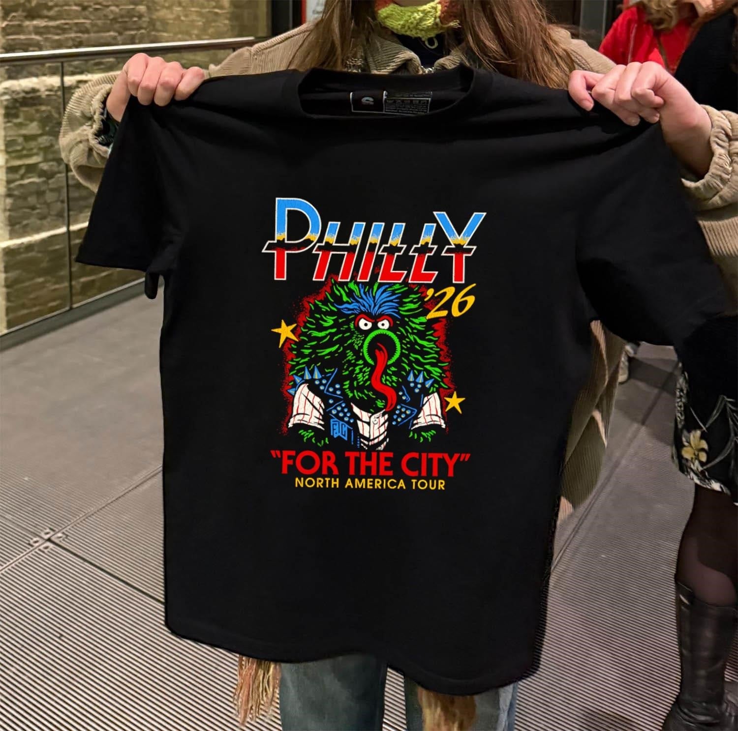 Philly '26 For The City North America Tour - Adult & Kids T-Shirts, Sweatshirts & Hoodies apparel design preview 2