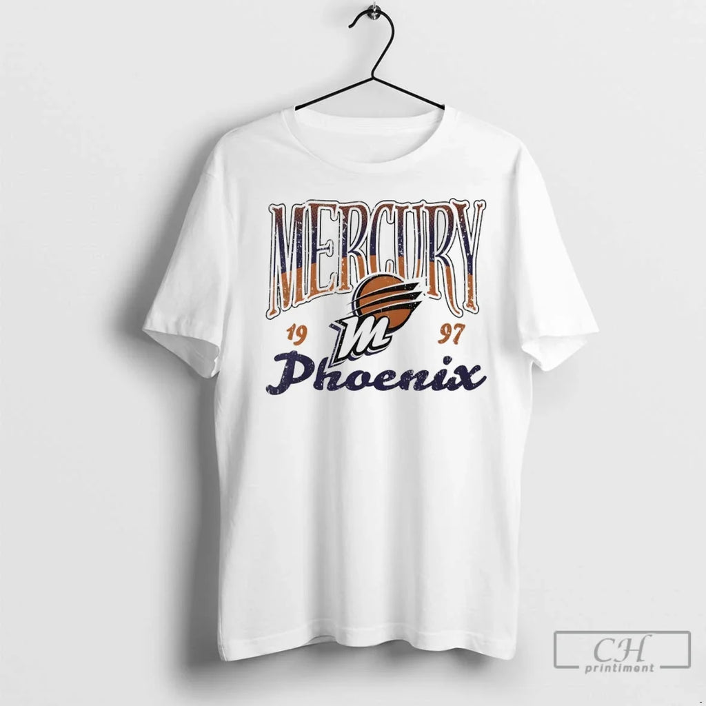 Phoenix Mercury Basketball Wnba 1997 Graphic - Adult & Kids T-Shirts, Sweatshirts & Hoodies apparel design preview 1