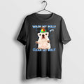 Pitbull Dog Wash My Belly Clean - Adult & Kids T-Shirts, Sweatshirts & Hoodies apparel design preview 1