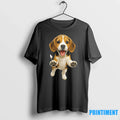 Playful Beagle Puppy Boxy Cute Sweater - Adult & Kids T-Shirts, Sweatshirts & Hoodies apparel design preview 1