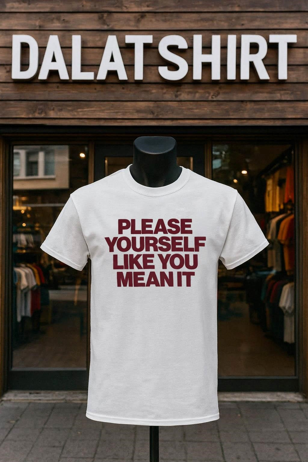 Please Yourself Like You Mean It Bold Text - Adult & Kids T-Shirts, Sweatshirts & Hoodies apparel design preview 1