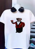 Polo Ralph Lauren Bear Smoking Jacket Cards - Adult & Kids T-Shirts, Sweatshirts & Hoodies apparel design preview 1