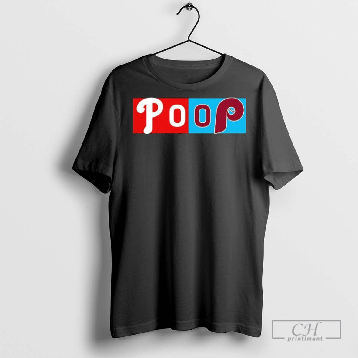 Poop Game Philadelphia Phillies - Adult & Kids T-Shirts, Sweatshirts & Hoodies apparel design preview 1