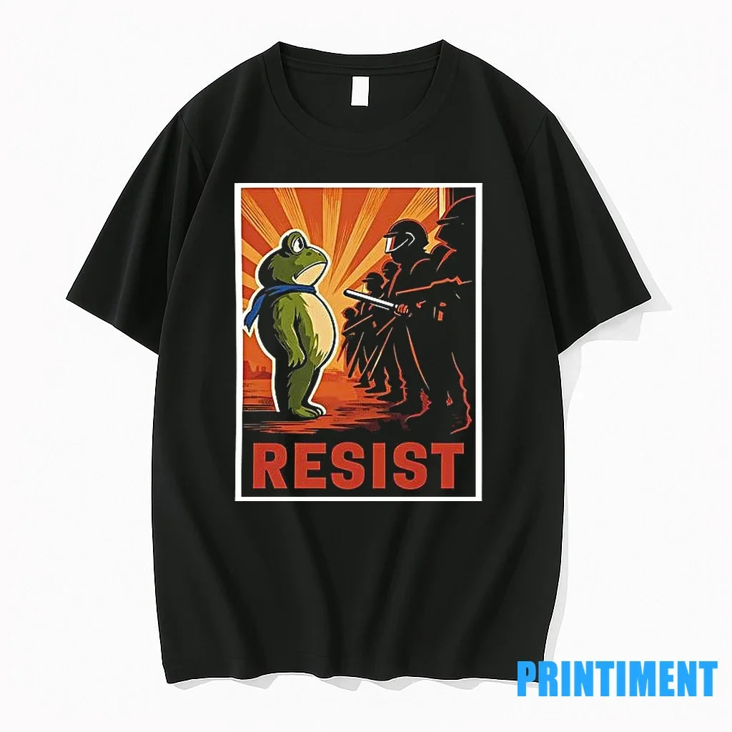 Portland Frog Protest Resist Sweater - Adult & Kids T-Shirts, Sweatshirts & Hoodies apparel design preview 1