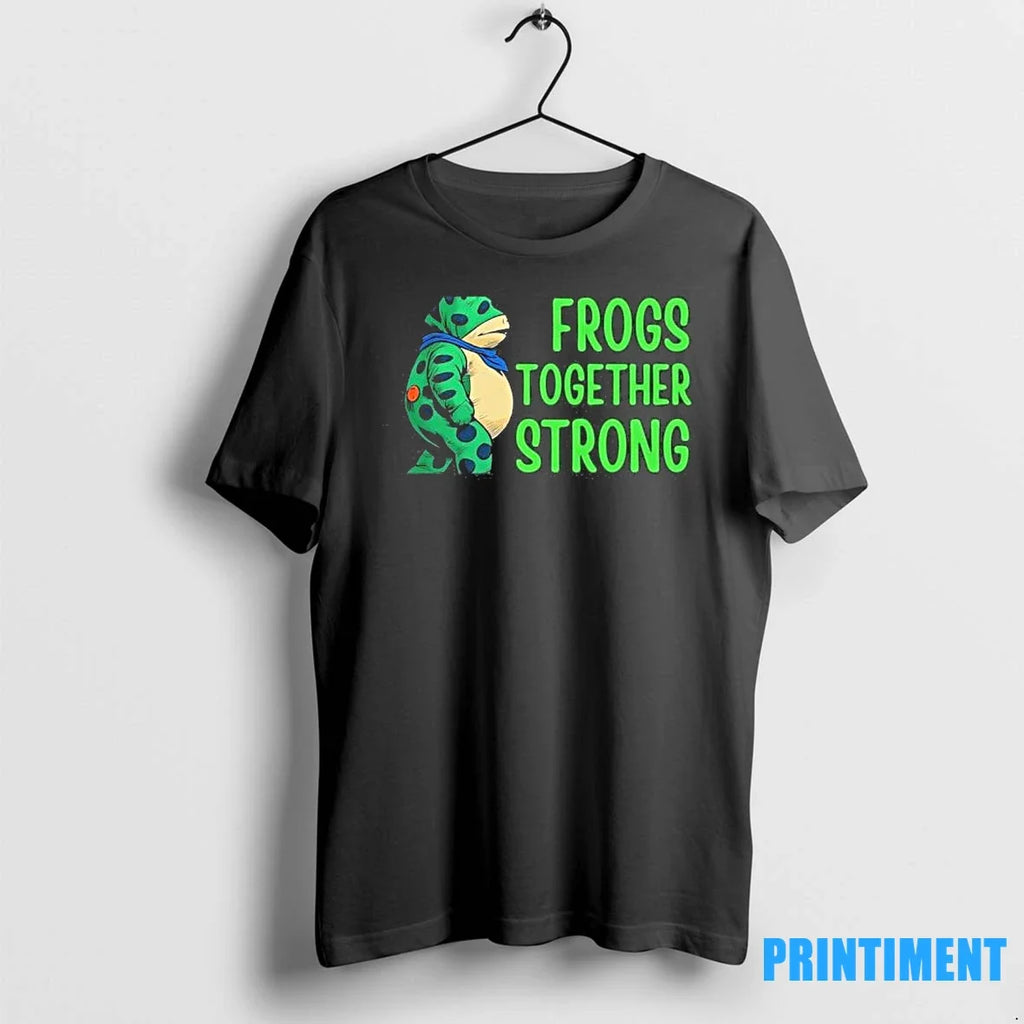 Portland Frog Protest Together Strong Sweater - Adult & Kids T-Shirts, Sweatshirts & Hoodies apparel design preview 1