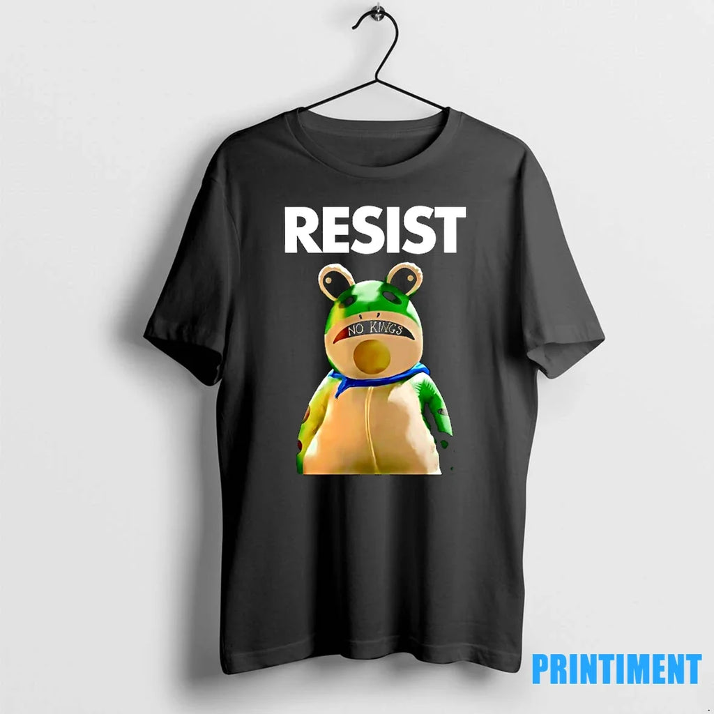 Portland Frog Resist No Kings Sweater - Adult & Kids T-Shirts, Sweatshirts & Hoodies apparel design preview 1