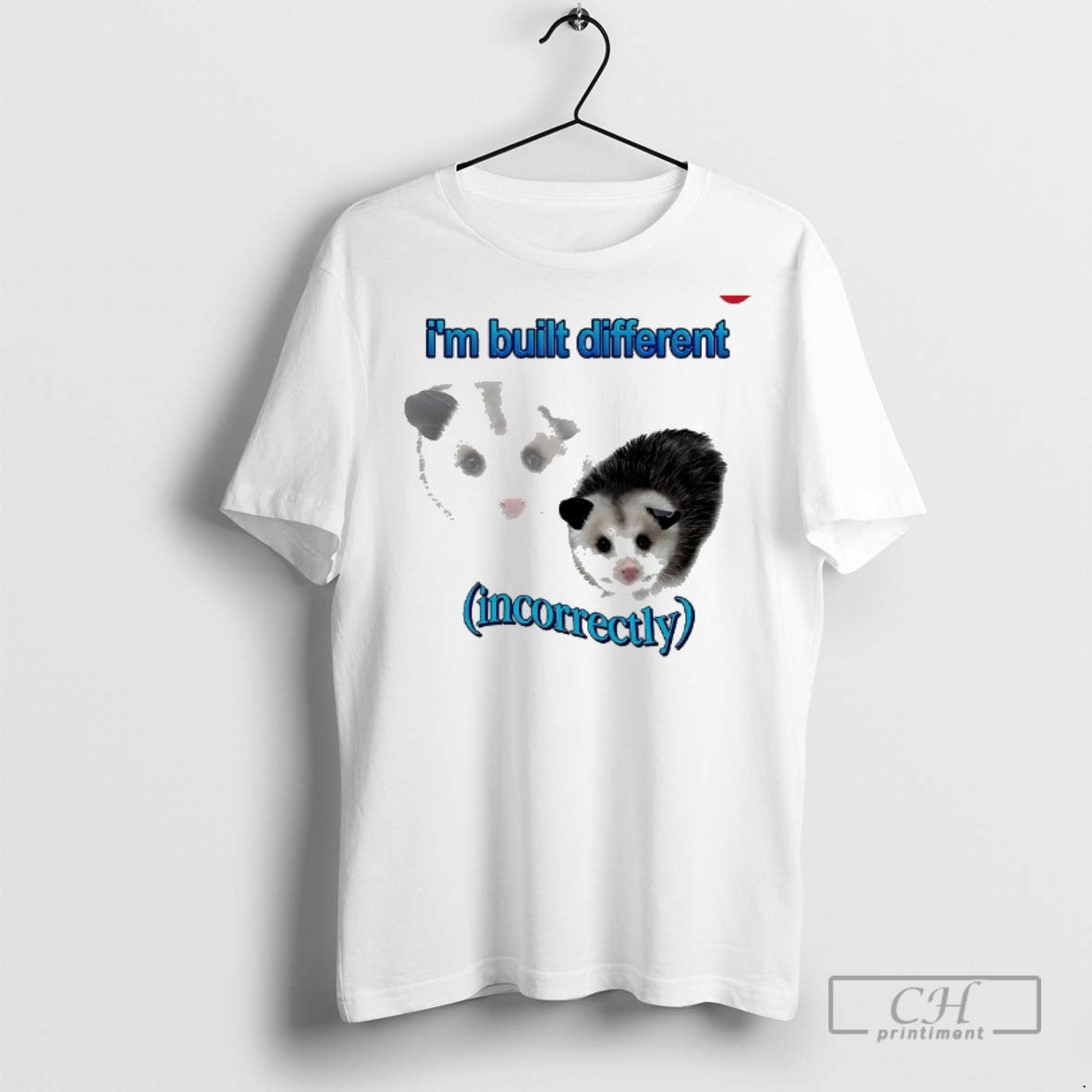 Possum Im Built Different Incorrectly - Adult & Kids T-Shirts, Sweatshirts & Hoodies apparel design preview 1