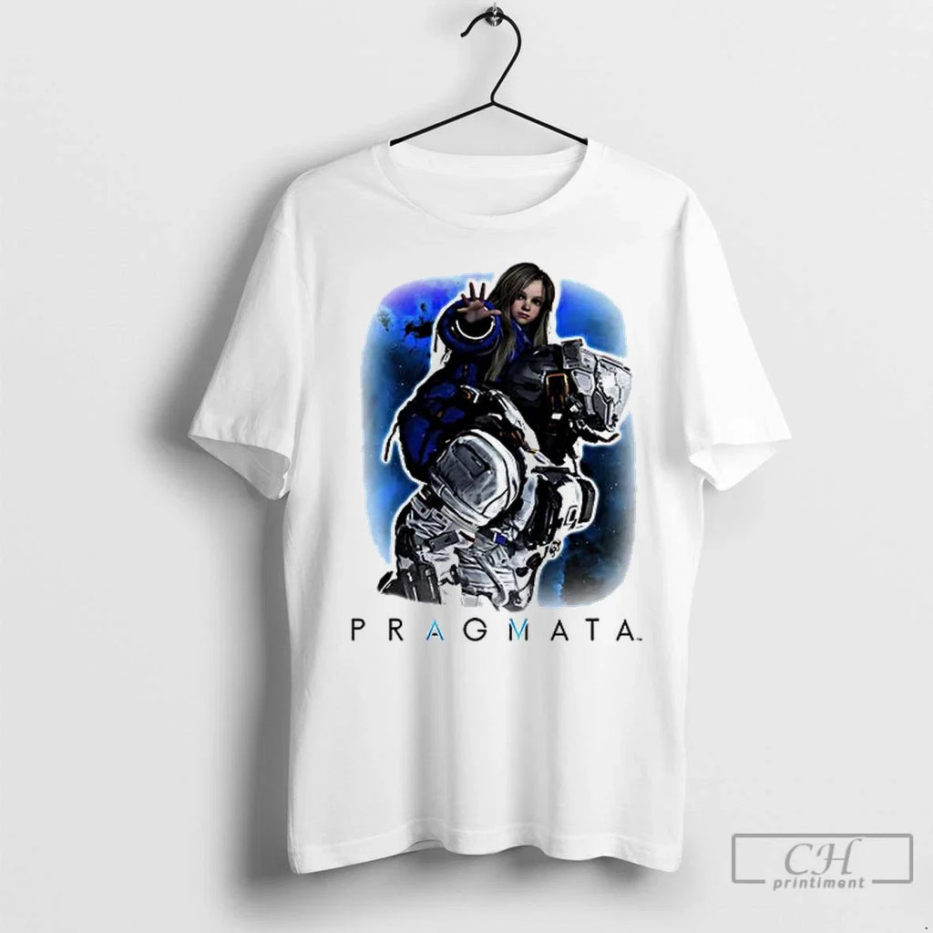 Pragmata Video Game Graphic - Adult & Kids T-Shirts, Sweatshirts & Hoodies apparel design preview 1