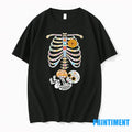 Pregnancy Skeleton Dia De Los Muertos Belly Bump - Adult & Kids T-Shirts, Sweatshirts & Hoodies apparel design preview 1