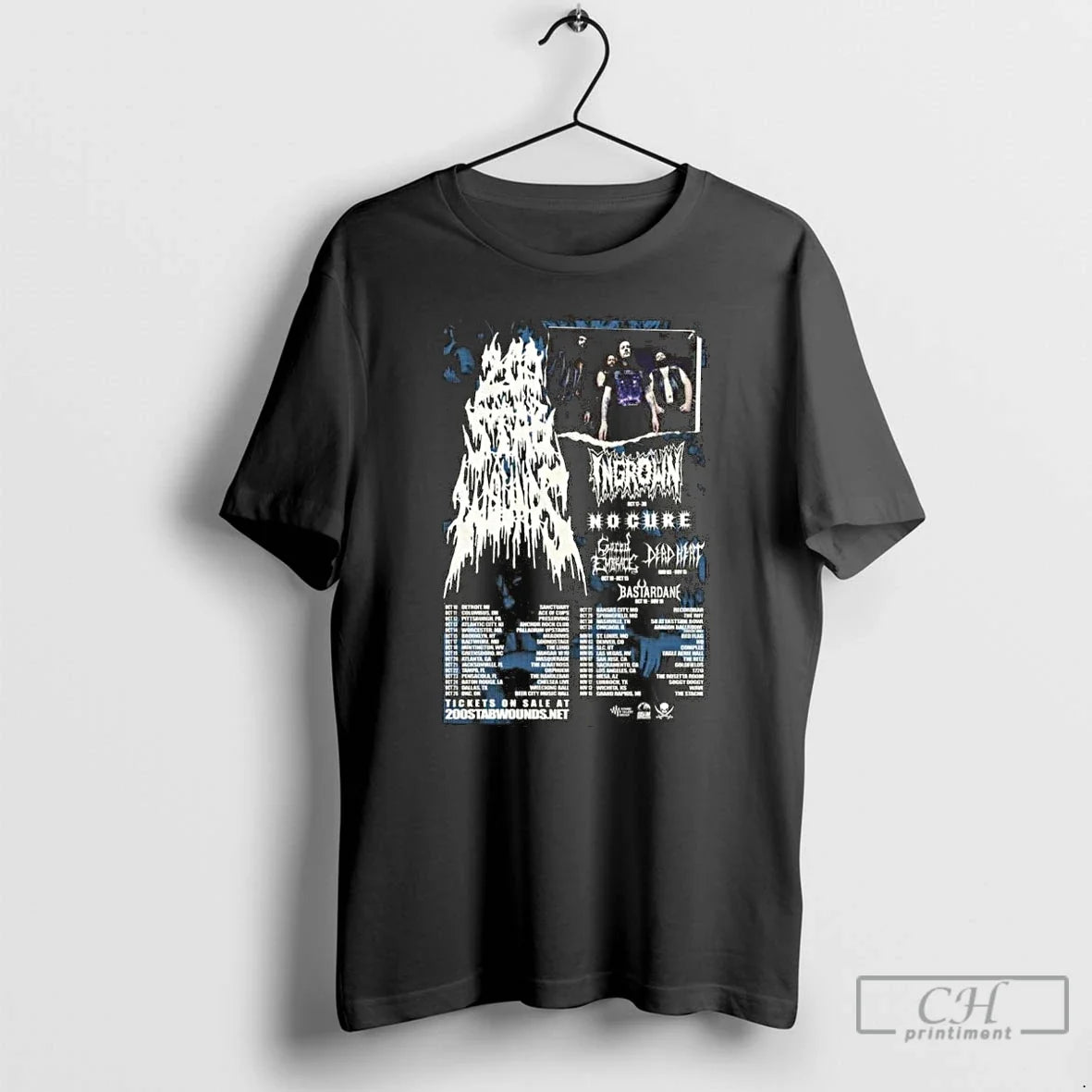 Premium 200 Stab Wounds Final Us Tour 2025 Long Sleve - Adult & Kids T-Shirts, Sweatshirts & Hoodies apparel design preview 1