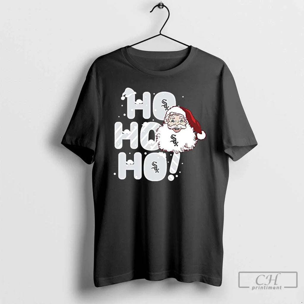 Premium 2025 Chicago White Soxs Christmas Santa Ho - Adult & Kids T-Shirts, Sweatshirts & Hoodies apparel design preview 1