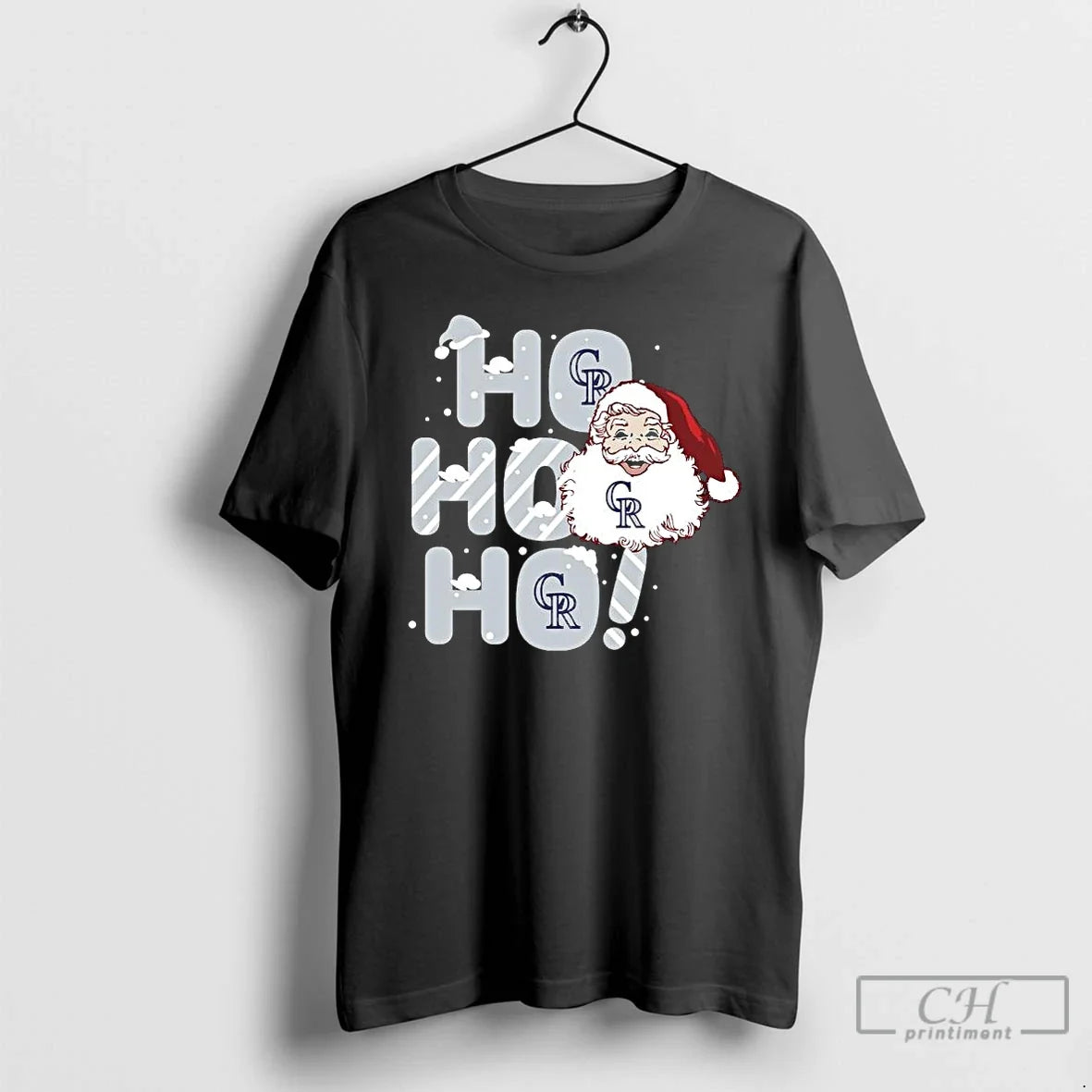 Premium 2025 Colorado Rockies Christmas Santa Ho - Adult & Kids T-Shirts, Sweatshirts & Hoodies apparel design preview 1