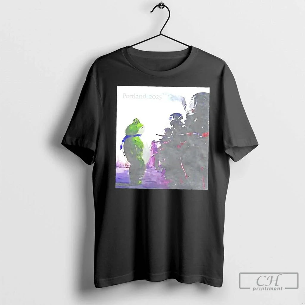 Premium 2025 Resist Portland Frog I Stand With - Adult & Kids T-Shirts, Sweatshirts & Hoodies apparel design preview 1