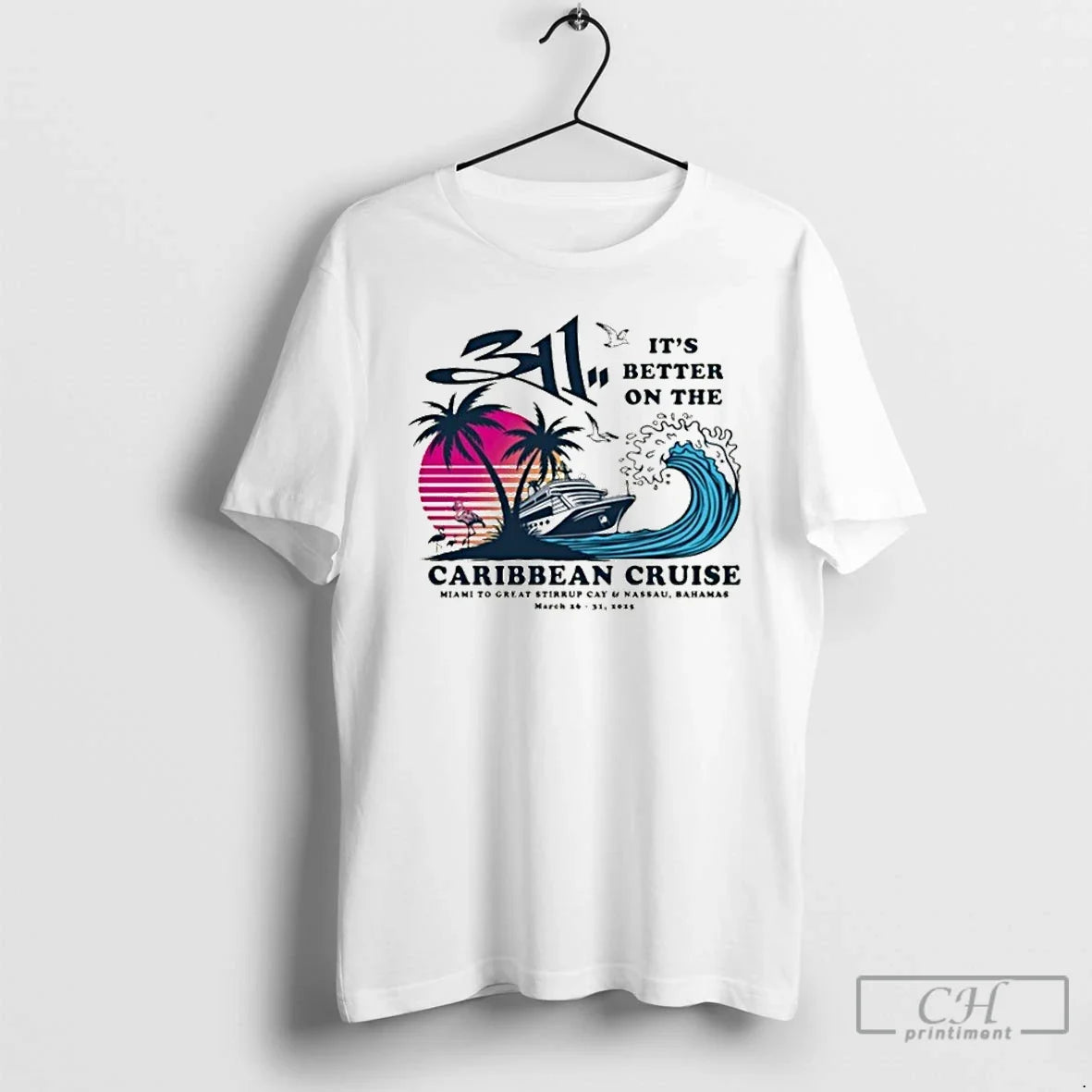 Premium 311 Its Better On The Caribbean Cruise Miami - Adult & Kids T-Shirts, Sweatshirts & Hoodies apparel design preview 1